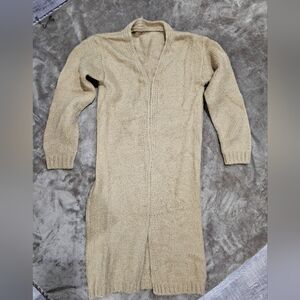 & Other Stories Tan Longline Cardigan